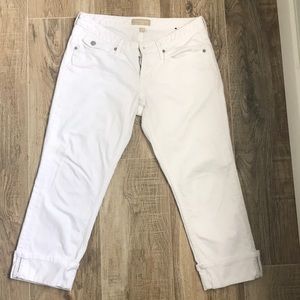 Banana Republic white crop jeans!